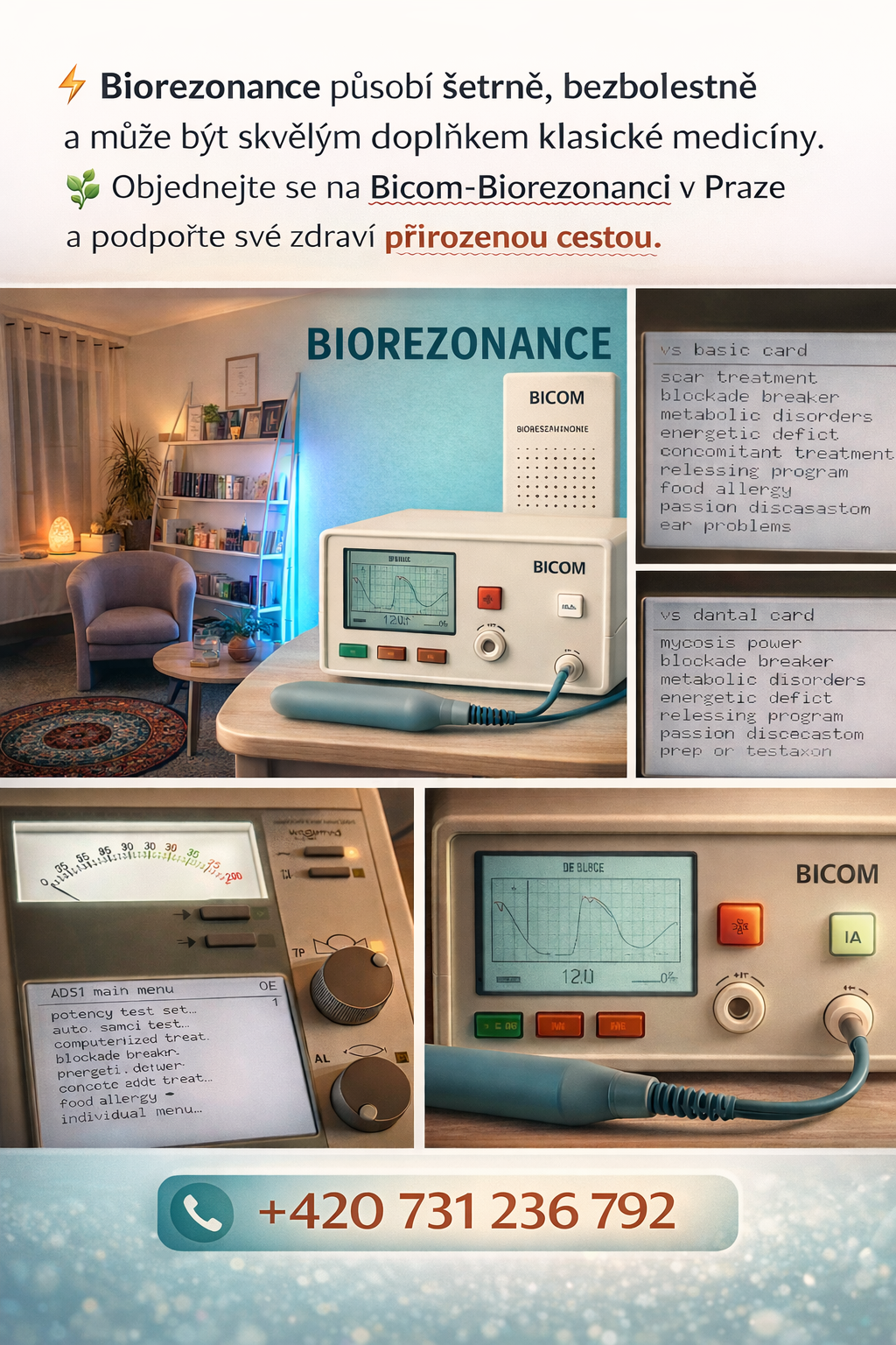 Bicom  Liberec, biorezonance Zlata